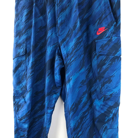 NWT Nike Sportswear Tapered Utility Pants Cargo Tapered Blue DM0099-451 Size XXL - Picture 3 of 7